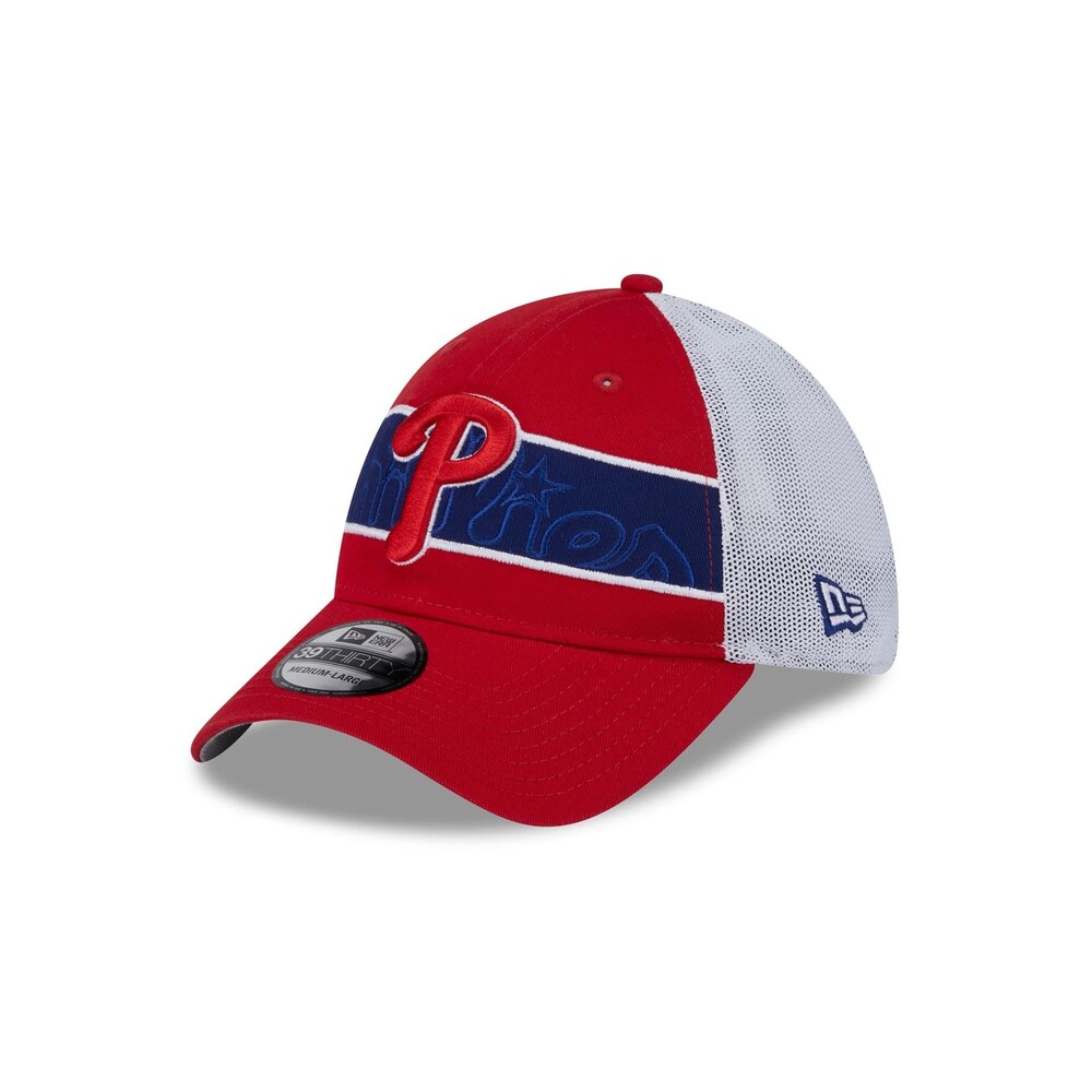 New Era Philadelphia Phillies Banded 39THIRTY Stretch Fit Hat - Size L/XL